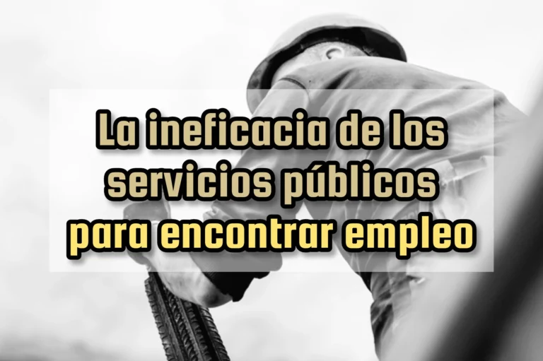 ¿Realmente se encuentra trabajo inscrito como demandante de empleo?