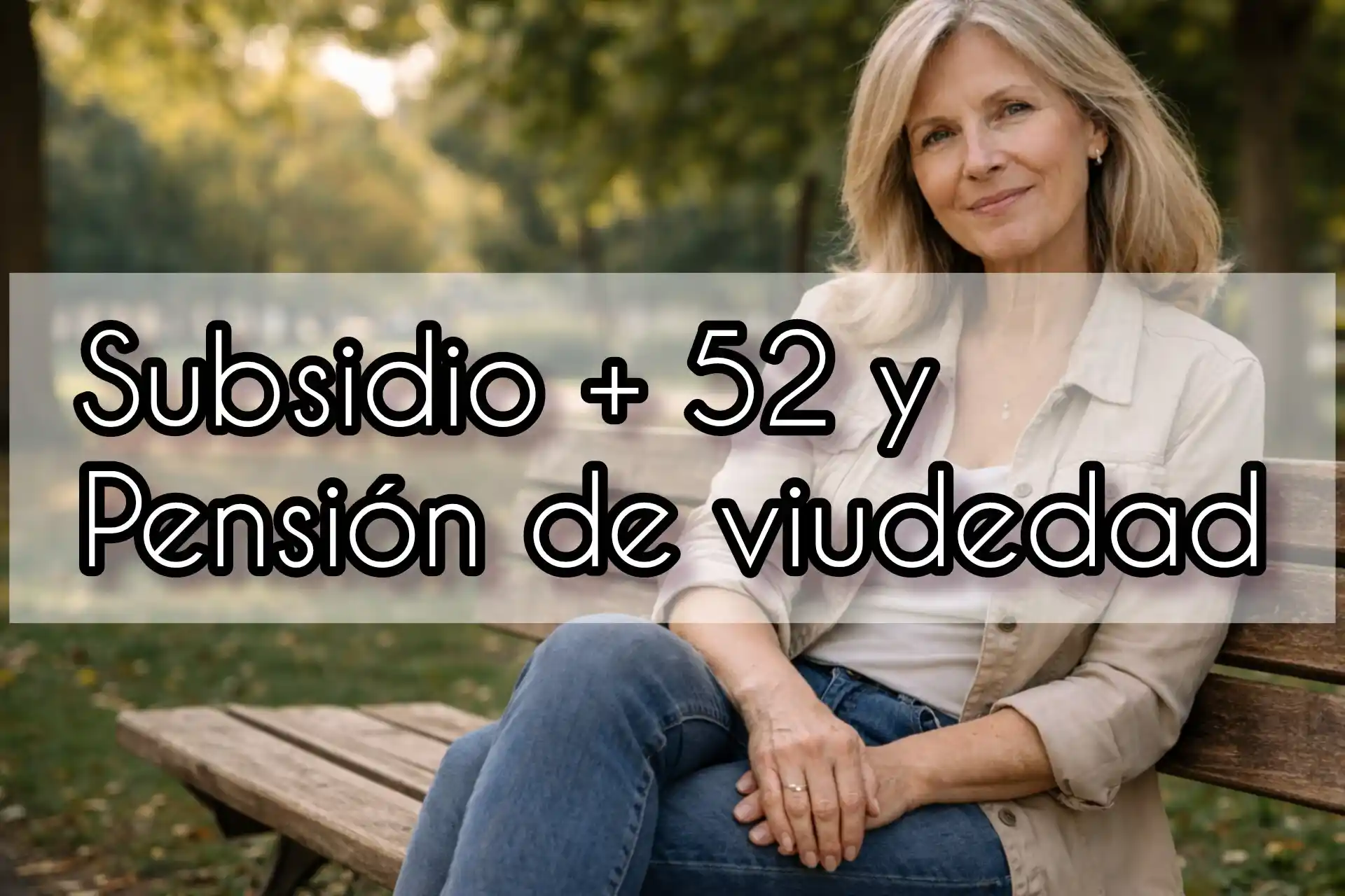¿Son compatibles el subsidio para mayores de 52 y la viuedad?